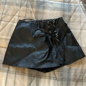 NWOT Altar’d State Black Mini Skirt Skort